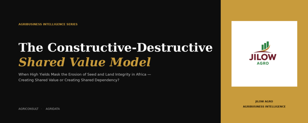 Constructive-Destructive Shared Value Model: When High Yields Mask the Erosion of Seed and Land Integrity in Africa, Creating Shared Value or Creating Shared Dependency?